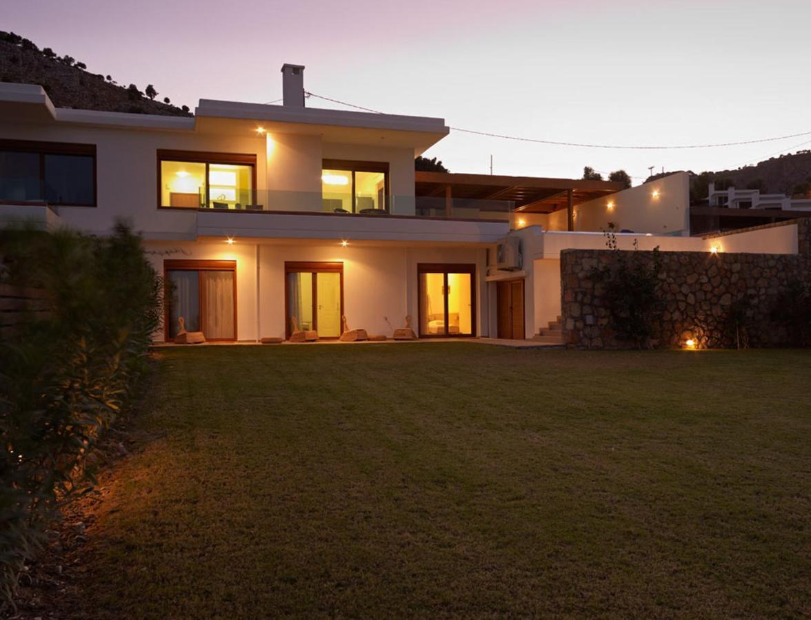 Luxury Villa Verna Линдос Экстерьер фото
