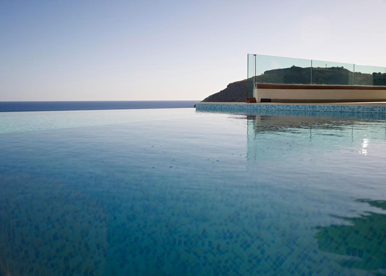 Luxury Villa Verna Линдос Экстерьер фото