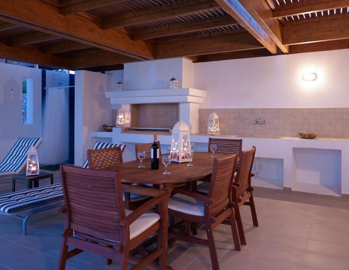 Luxury Villa Verna Линдос Экстерьер фото