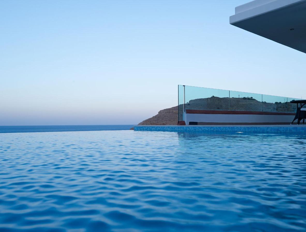 Luxury Villa Verna Линдос Экстерьер фото