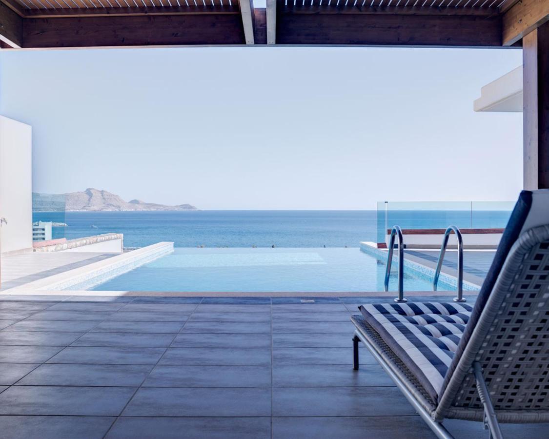Luxury Villa Verna Линдос Экстерьер фото